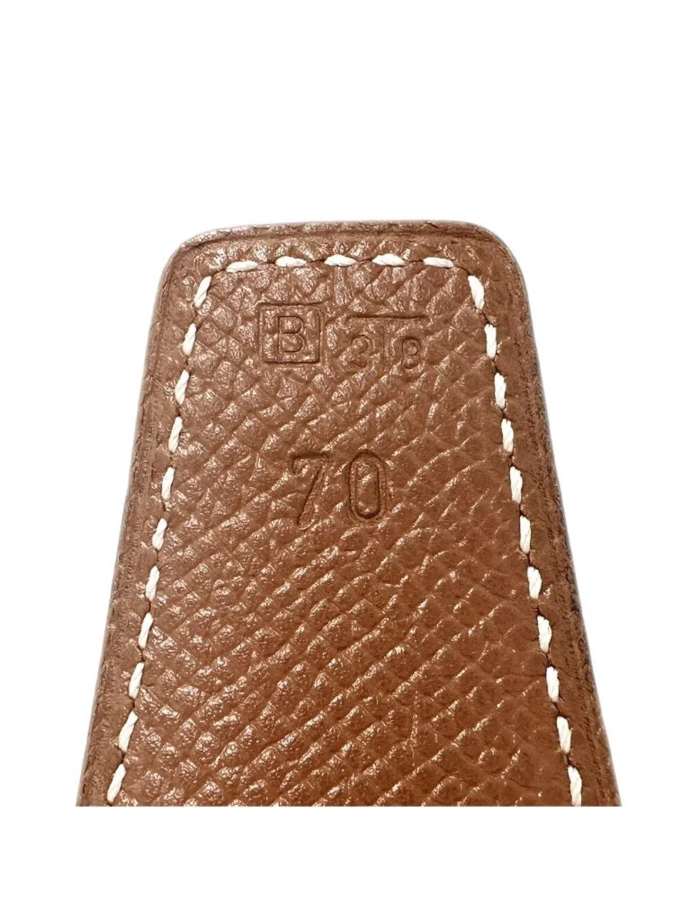 Hermes Belt H Box Calf Black Gold 70 Reversible
